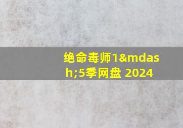 绝命毒师1—5季网盘 2024